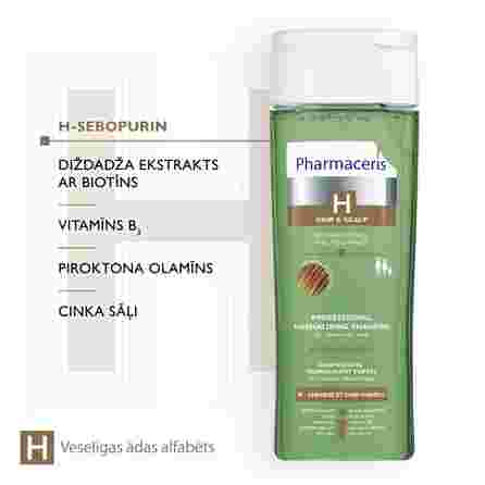 PHARMACERIS H-SEBOPURIN šampūns, 250 ml
