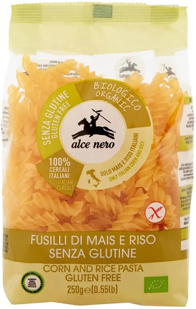 ALCE NERO Bio Fusilli makaroni, 250 g