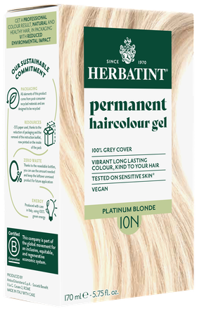 HERBATINT 10N Platinum Blonde matu krāsa, 170 ml
