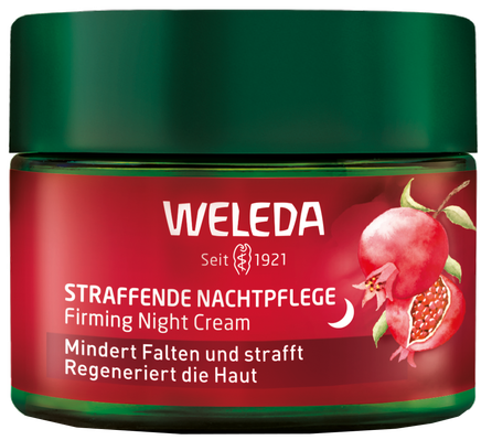 WELEDA Pomegranate & Maca Root Nostiprinošs Nakts sejas krēms, 40 ml
