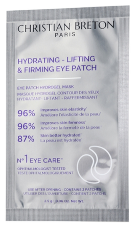 CHRISTIAN BRETON 3 Eye Patch Collagen acu spilventiņi, 3 pāris