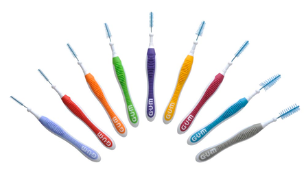 GUM Trav-Ler 1,2 mm zobstarpu birstīte, 6 gab.