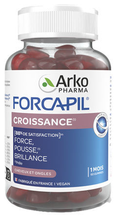 FORCAPIL Croissance pastilas, 60 gab.