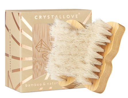 CRYSTALLOVE Butterfly Bamboo Travel Size birstīte sejai, 1 gab.