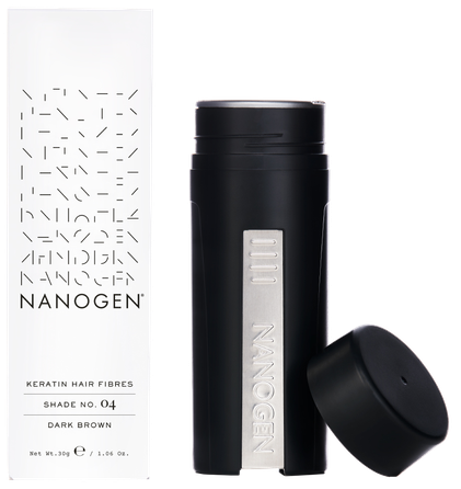 NANOGEN Keratin Dark Brown matu šķiedras, 30 g