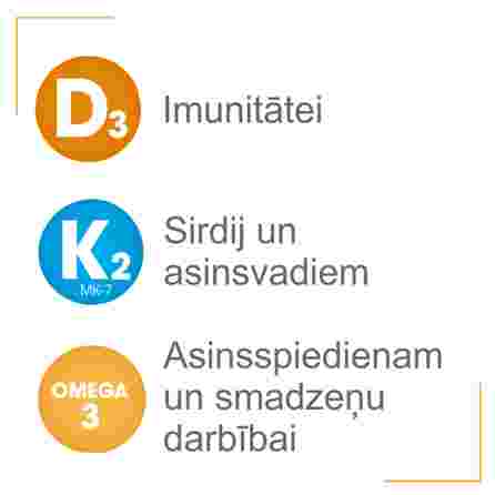 OLIDETRIM  4000 D3+K2 Omega 3 kapsulas, 30 gab.