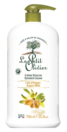 LE PETIT OLIVIER Argan Milk dušas krēms, 750 ml
