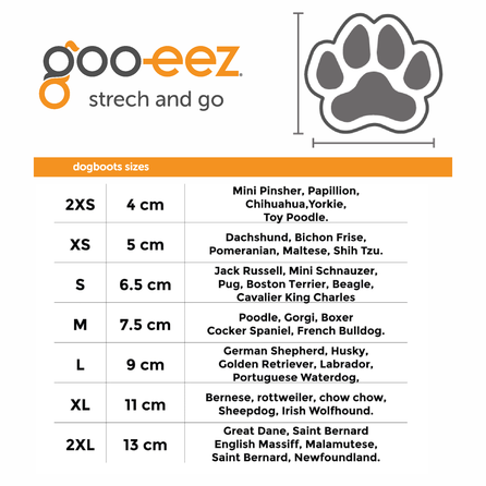 GOO-EEZ Basic, Sarkani, XS zābaciņi suņiem, 4 gab.