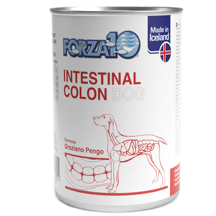 FORZA10 Active Wet Intestinal Colon Zivs, Suņiem mitrā barība, 390 g