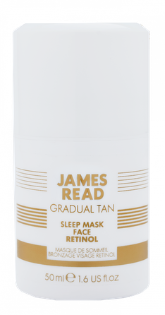 JAMES READ Gradual Tan Kopjoša Ar Retinolu Pašiedeguma nakts sejas maska, 50 ml