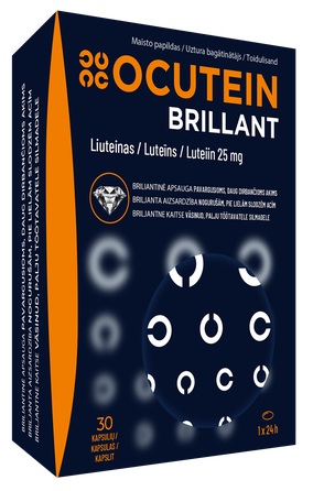 OCUTEIN   Brilliant 25 mg kapsulas, 30 gab.