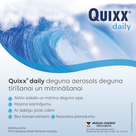 QUIXX  Daily deguna aerosols, 100 ml
