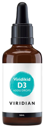 VIRIDIAN Viridikid D3 400iu pilieni, 30 ml