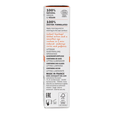NOVEXPERT  Radiance Lifting Vitamin C Eye Contour krēms ādai ap acīm, 15 ml