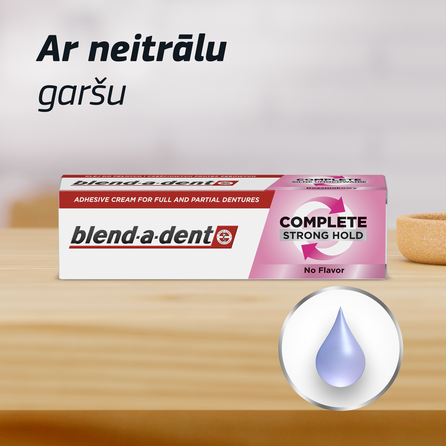 BLEND-A-DENT Complete Strong Hold, No Flavor fiksējošs krēms zobu protēzēm, 47 g