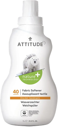 ATTITUDE Ar Citrusaugļu Smaržu, Ekoloģisks veļas mīkstinātājs, 1000 ml