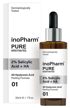 INOPHARM 2% Salicylic Acid + HA pīlings, 30 ml