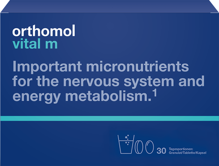 ORTHOMOL Vital M pulveris, tablete, kapsulas, 30 gab.