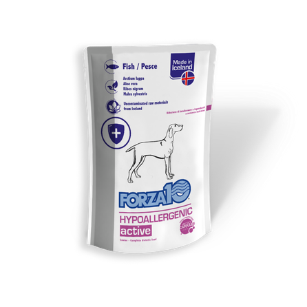 FORZA10 Active Wet Hypoallergenic Ar Zivi mitrā barība, 100 g