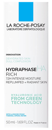 LA ROCHE-POSAY Hydraphase Rich Hyaluronic Acid sejas krēms, 50 ml