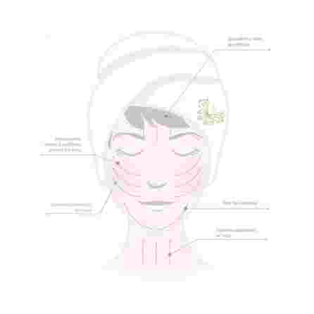 CRYSTALLOVE 3D Rose Quartz Gua Sha masāžas plāksne, 1 gab.