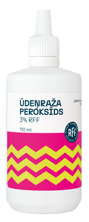 RFF Ūdeņraža peroksīda 3 % šķīdums, 110 ml