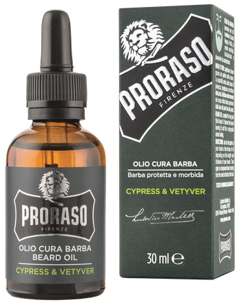 PRORASO Cypress & Vetyver eļļa bārdai, 30 ml