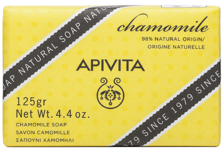 APIVITA  Natural With Chamomile & Lavender ziepes, 125 g