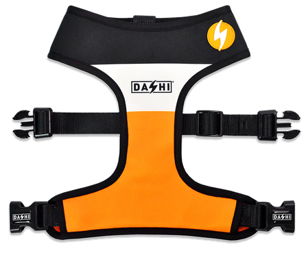 DASHI Stripes3 Orange&Black Neo Mesh  S iemaukti, 1 gab.