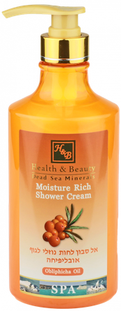HEALTH&BEAUTY Dead Sea Minerals Sea buckthorn oil dušas krēms, 780 ml