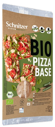 SCHNITZER Bio Pizza Base maize, 140 g