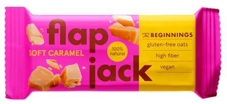 THE BEGINNINGS FlapJack Karamele batoniņš, 60 g