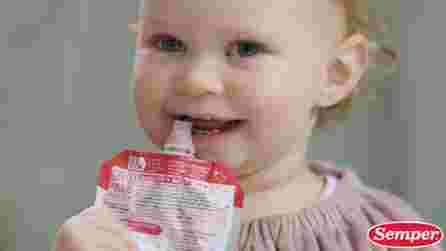 SEMPER Bumbieru, Mango, Ābolu, Graudaugu (No 6 Mēn.)  biezputra, 120 g