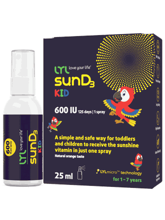 LYL sunD3 KID 600 SV sprejs, 25 ml