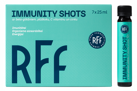 RFF Immunity Shots 25 ml pudelītes, 7 gab.