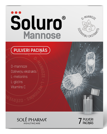 SOLURO Mannose paciņas, 7 gab.