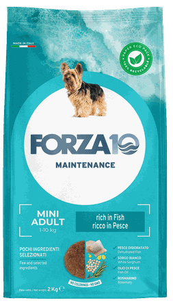 FORZA10 Maintenance Mini Adult Ar Zivīm, Suņiem sausā barība, 2 kg