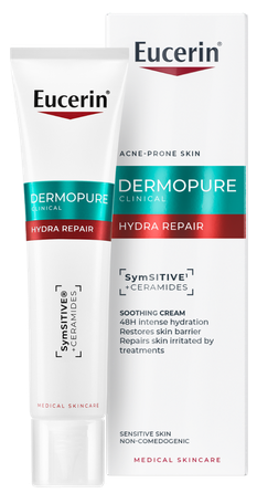 EUCERIN DermoPure Clinical Hydra Repair Soothing sejas krēms, 40 ml