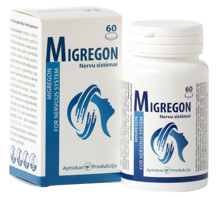 APTIEKAS PRODUKCIJA Migregon kapsulas, 60 gab.