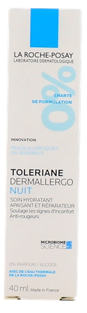 LA ROCHE-POSAY Toleriane Dermallergo Night sejas krēms, 40 ml