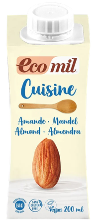 ECOMIL Cuisine Almond kulinārijas krēms, 200 ml