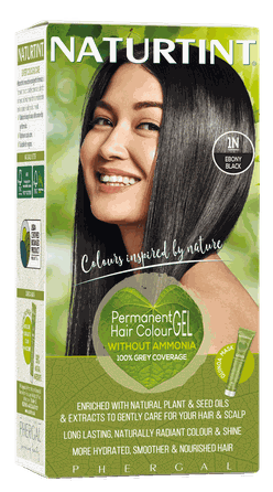 NATURTINT Without Ammonia Ebony Black 1N matu krāsa, 1 gab.
