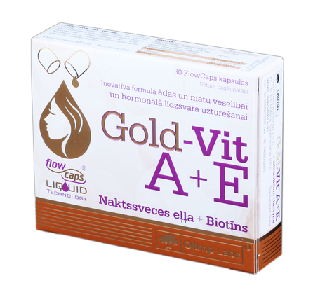 OLIMP LABS Gold - Vit A + E kapsulas, 30 gab.