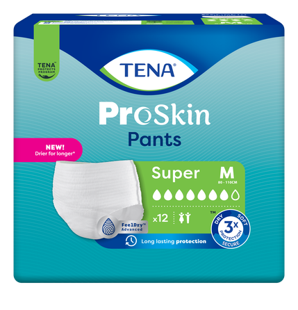 TENA Pants Super M biksītes, 12 gab.