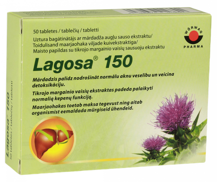 LAGOSA 150 tabletes, 50 gab.