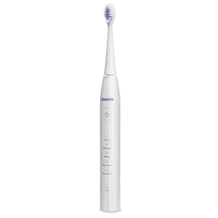 B.WELL Pro-850 Sonic, White elektriskā zobu birste, 1 gab.