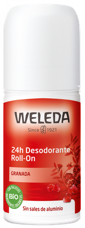 WELEDA Granātābolu 24 h dezodorants rullītis, 50 ml