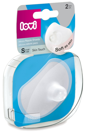 LOVI Skin Touch S (versija GB) krūšu galu aizsargi, 2 gab.