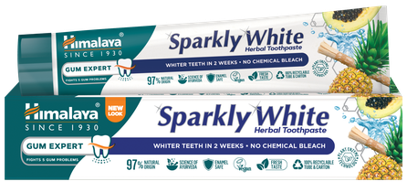 HIMALAYA Herbals Sparkly White zobu pasta, 75 ml