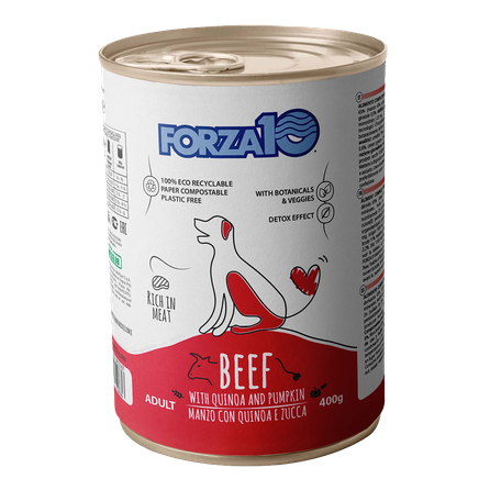 FORZA10 Maintenance Liellops Ar Kvinoju Un Ķirbi, Suņiem mitrā barība, 400 g